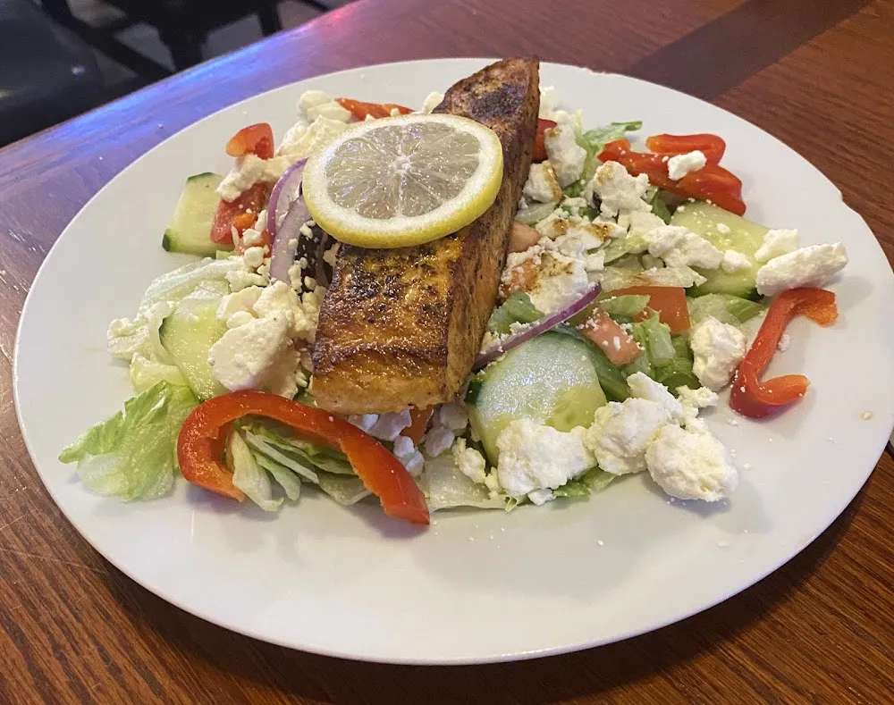 Blackened Salmon Salad