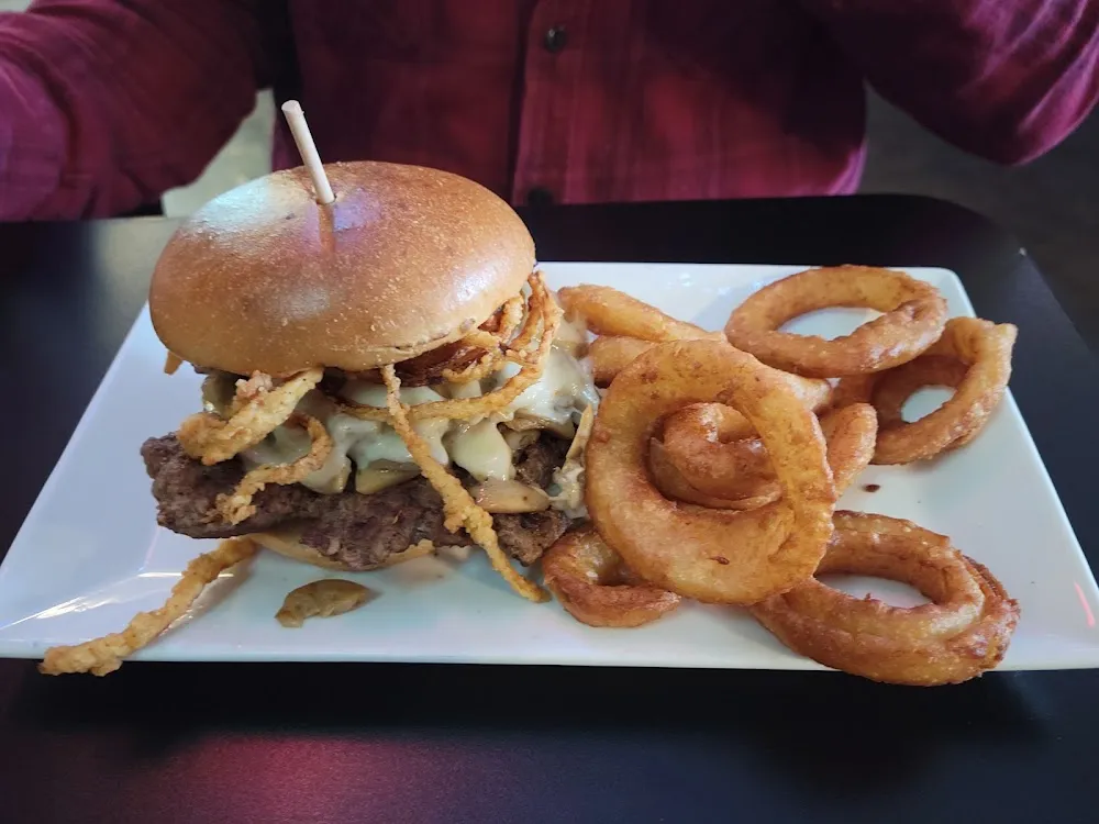 Mushroom Swiss Burger